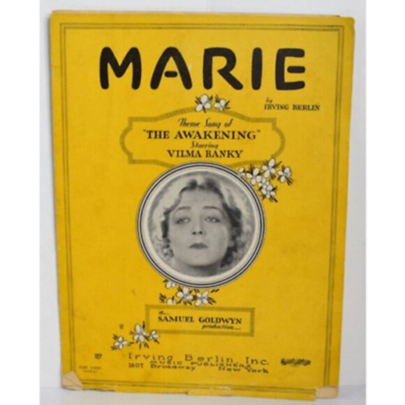 1928 Sheet Music Marie Vilma Banky The Awakening Irving Berlin! - Picture 1 of 3
